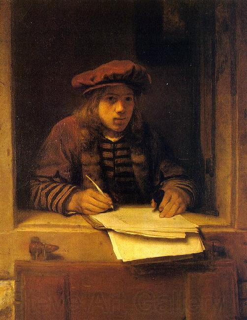 HOOGSTRATEN, Samuel van Self-Portrait zg France oil painting art